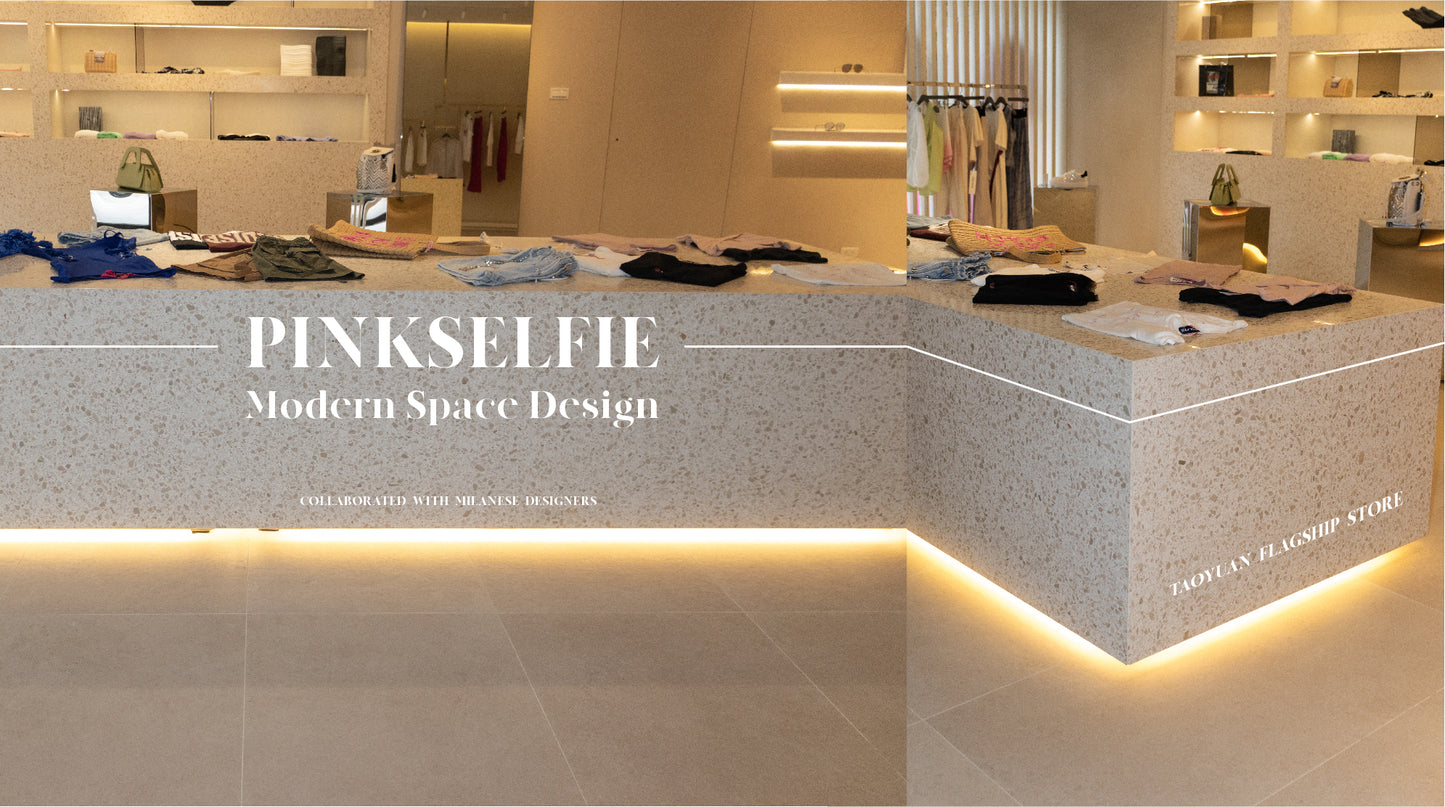 PINKSELFIE: Embracing Futuristic Fashion with Technological Influence, Creating a Modern Space Design
