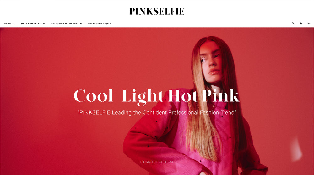 Cool light Hot Pink: PINKSELFIE Leading the Confident Professional Fashion Trend