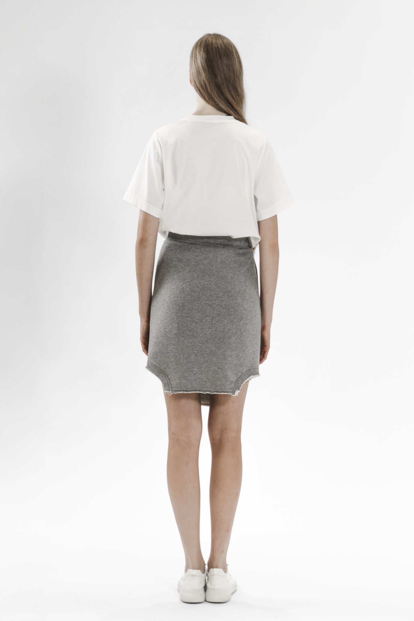 
                  
                    ASH GRAY CASUAL COTTON SKIRT
                  
                