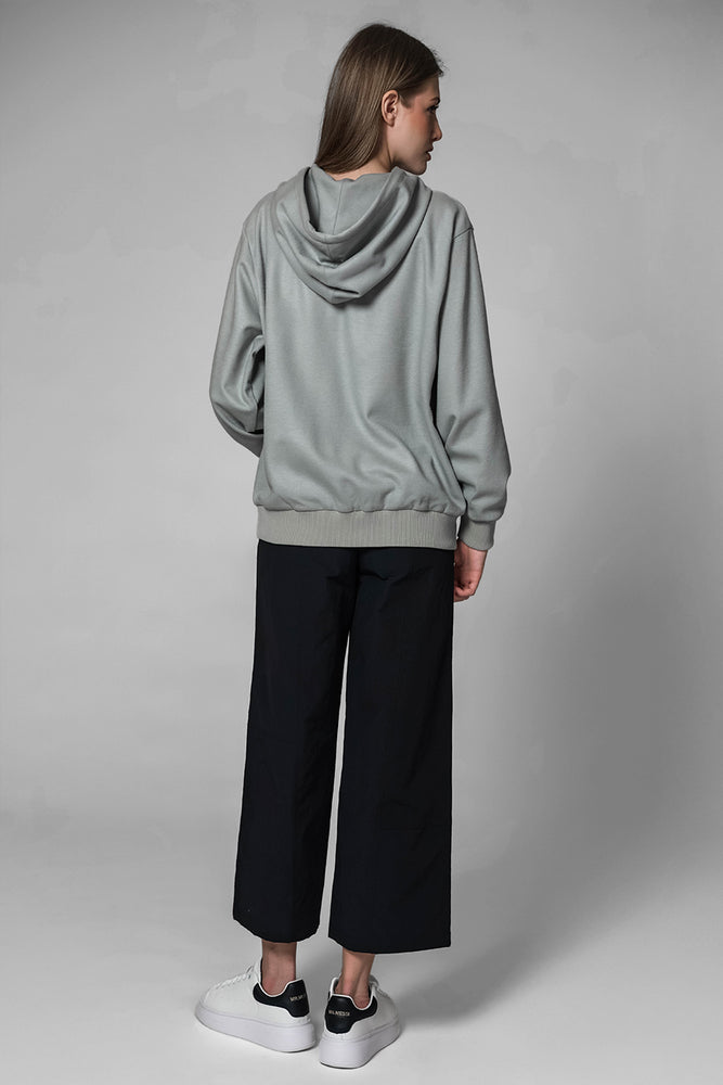 
                  
                    BLACK/GREEN WOOLEN PS PRINT LONG HOODIE
                  
                