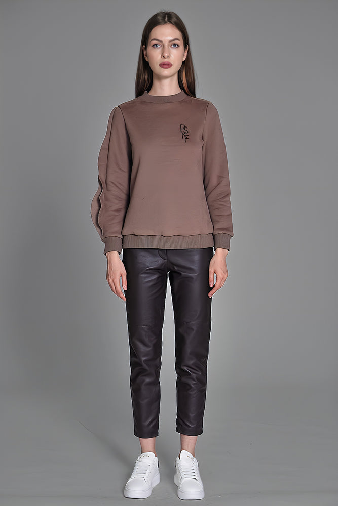 
                  
                    BLUE/BROWN PRINTED SWEATSHIRT
                  
                