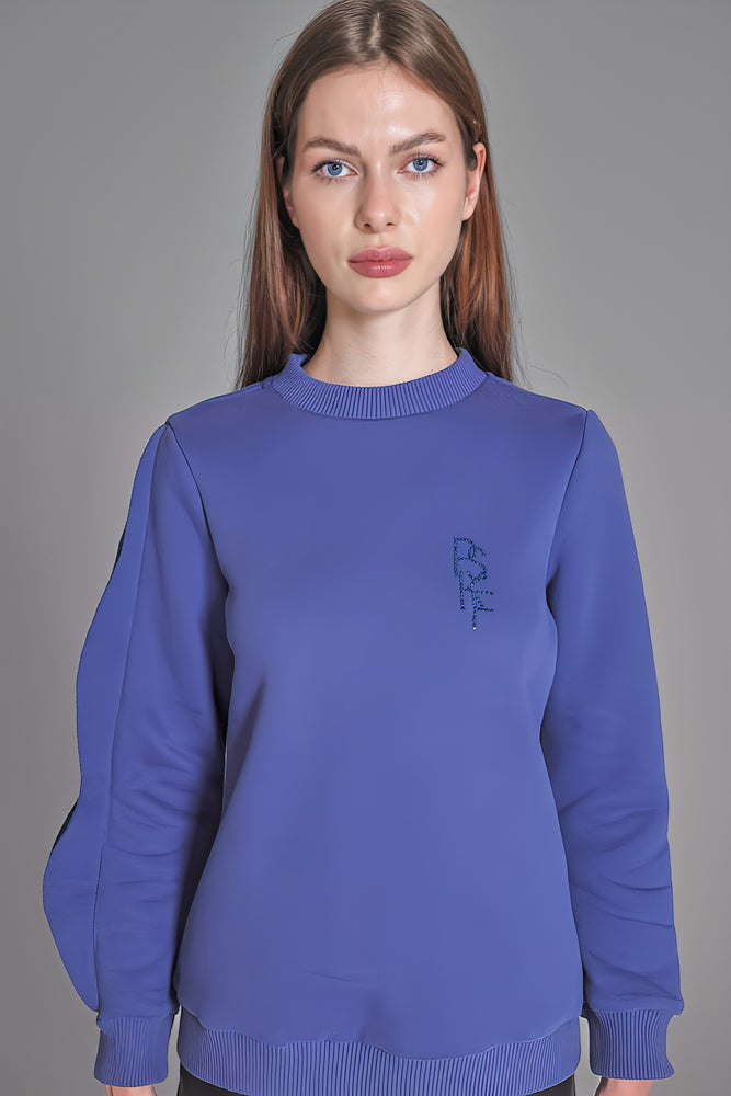 
                  
                    BLUE/BROWN PRINTED SWEATSHIRT
                  
                