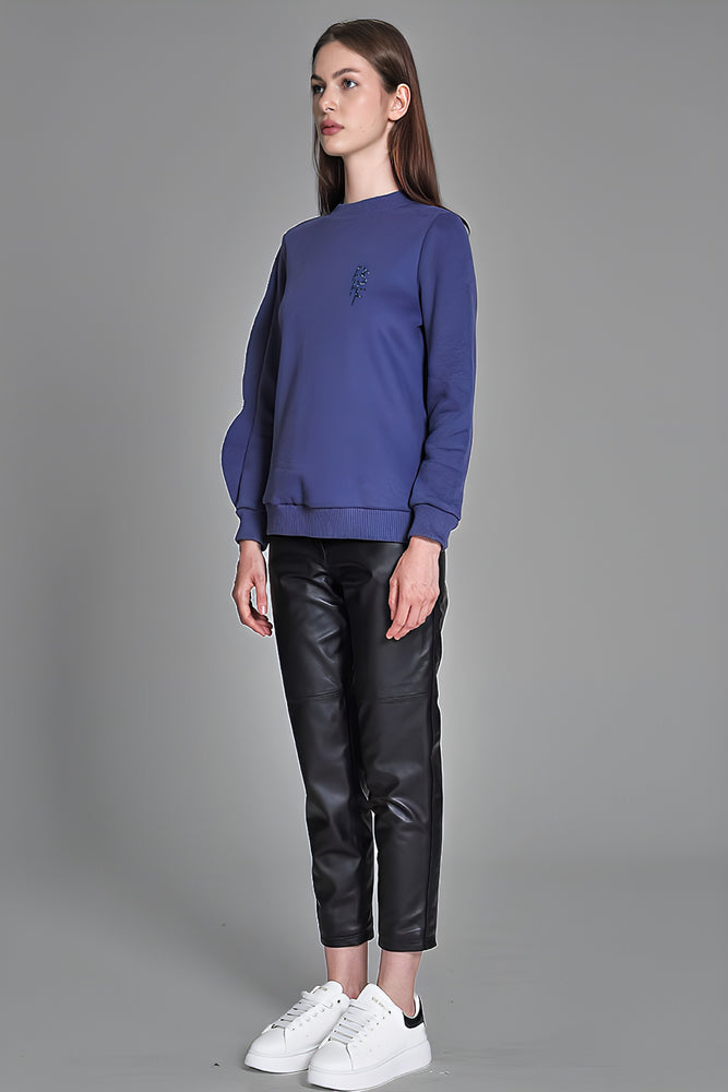 
                  
                    BLUE/BROWN PRINTED SWEATSHIRT
                  
                