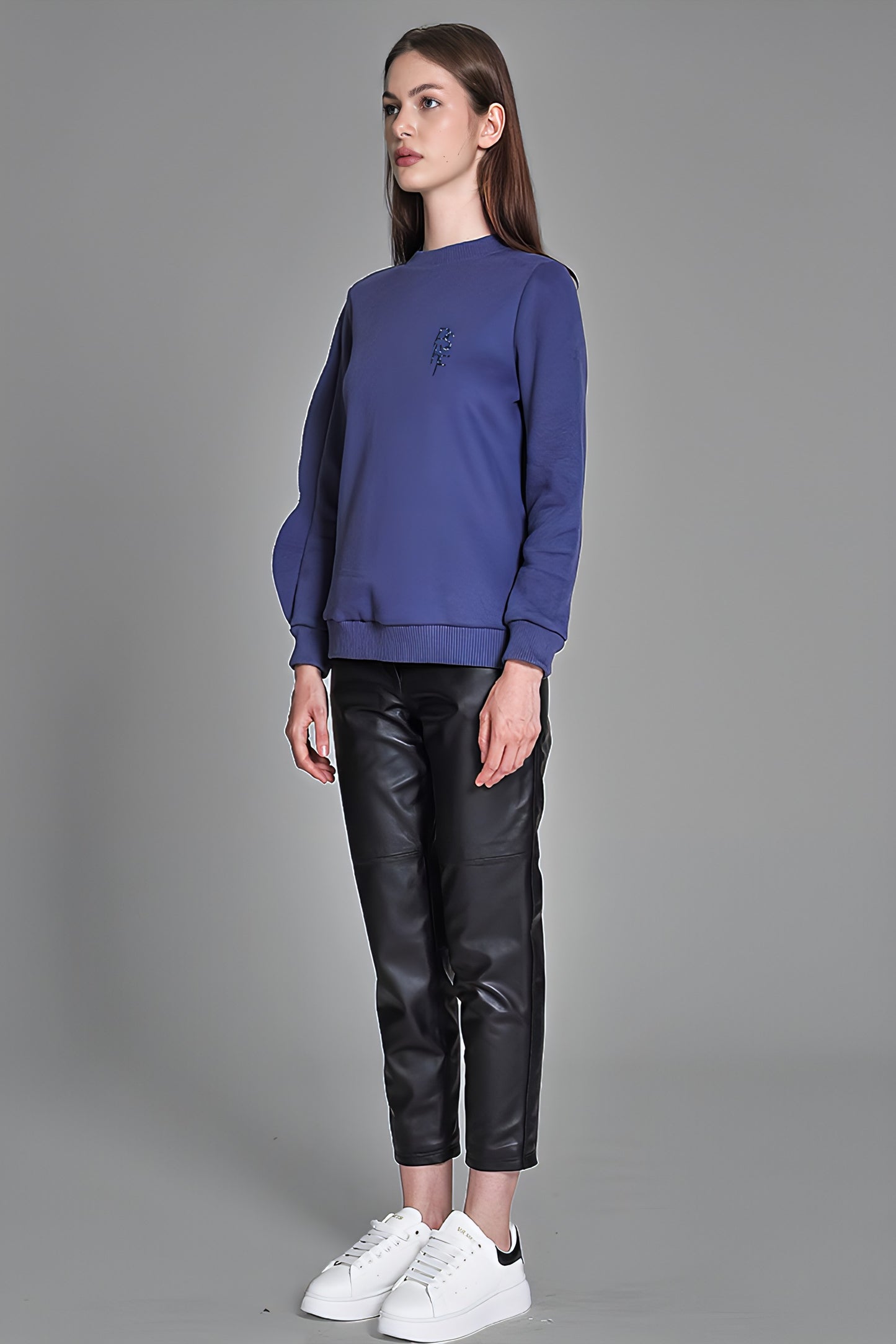 
                  
                    BLUE/BROWN PRINTED SWEATSHIRT
                  
                