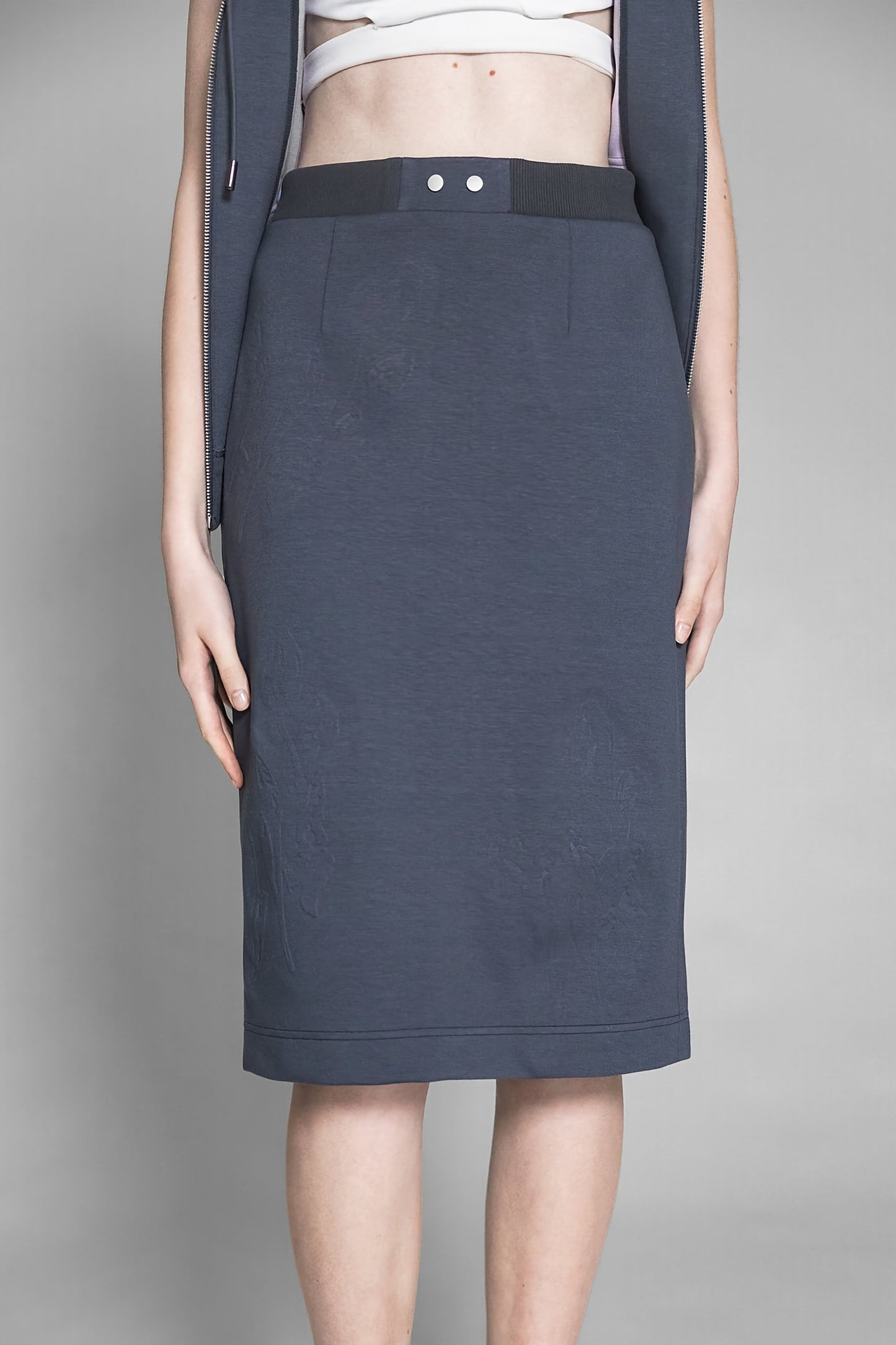 
                  
                    DARK GRAY 3D FLORAL SPACE COTTON CASUAL SKIRT
                  
                