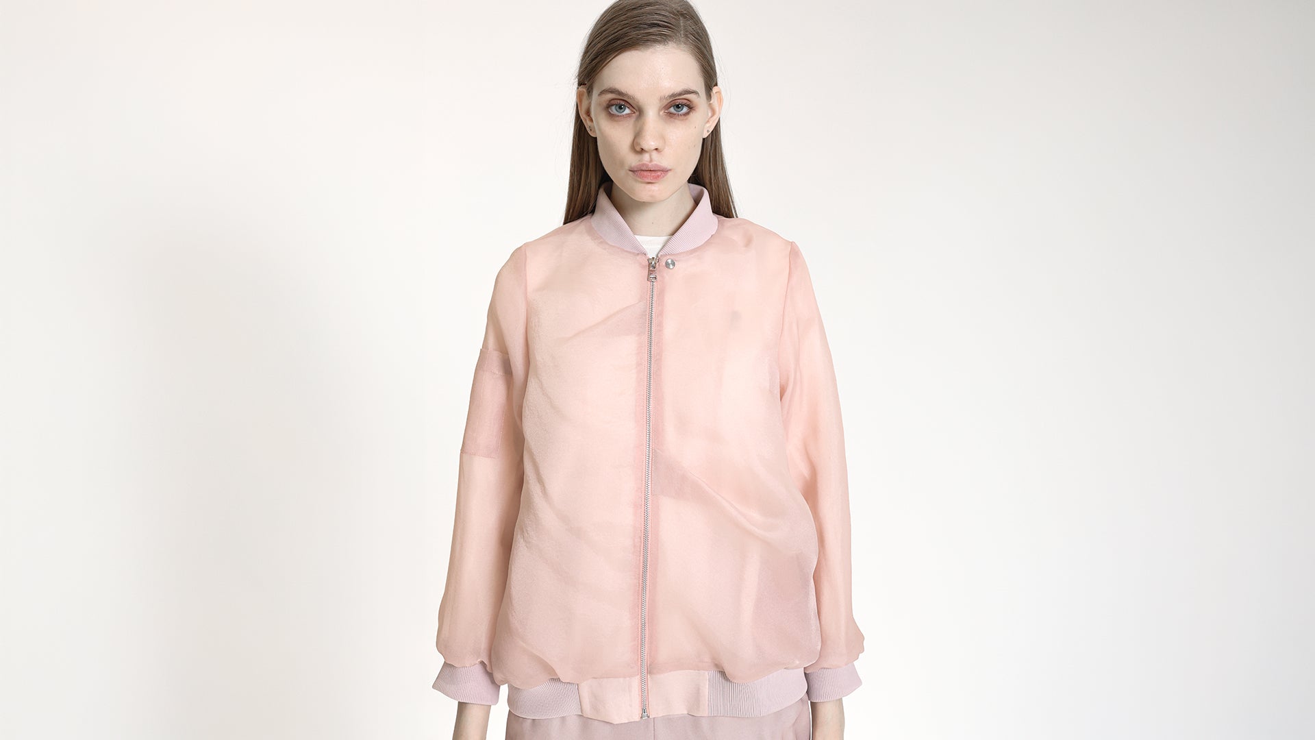 SHEER BOMBER JACKET
