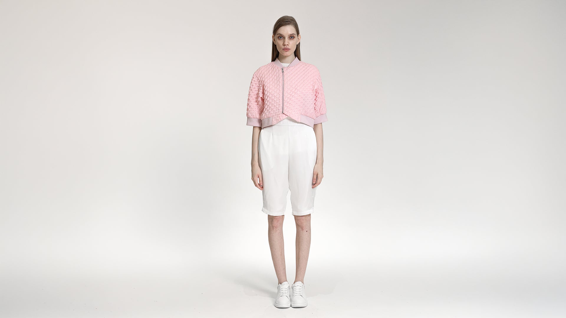 ELEGANT WHITE TAILORED WIDE-LEG PANTS