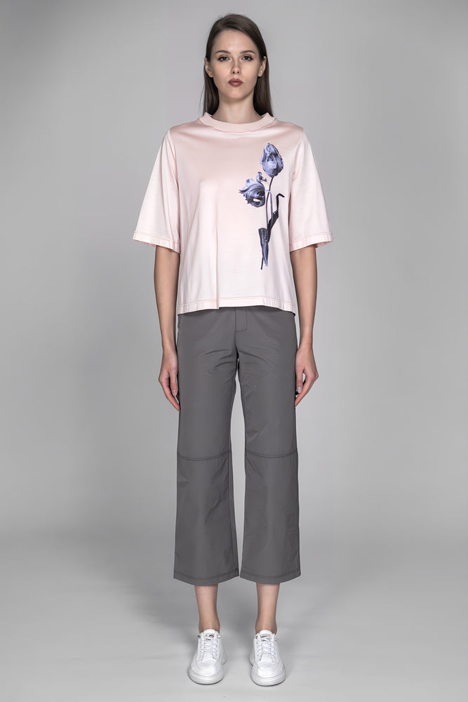 
                  
                    WHITE/PINK/BLACK FLORAL LOGO LONG T-SHIRT
                  
                