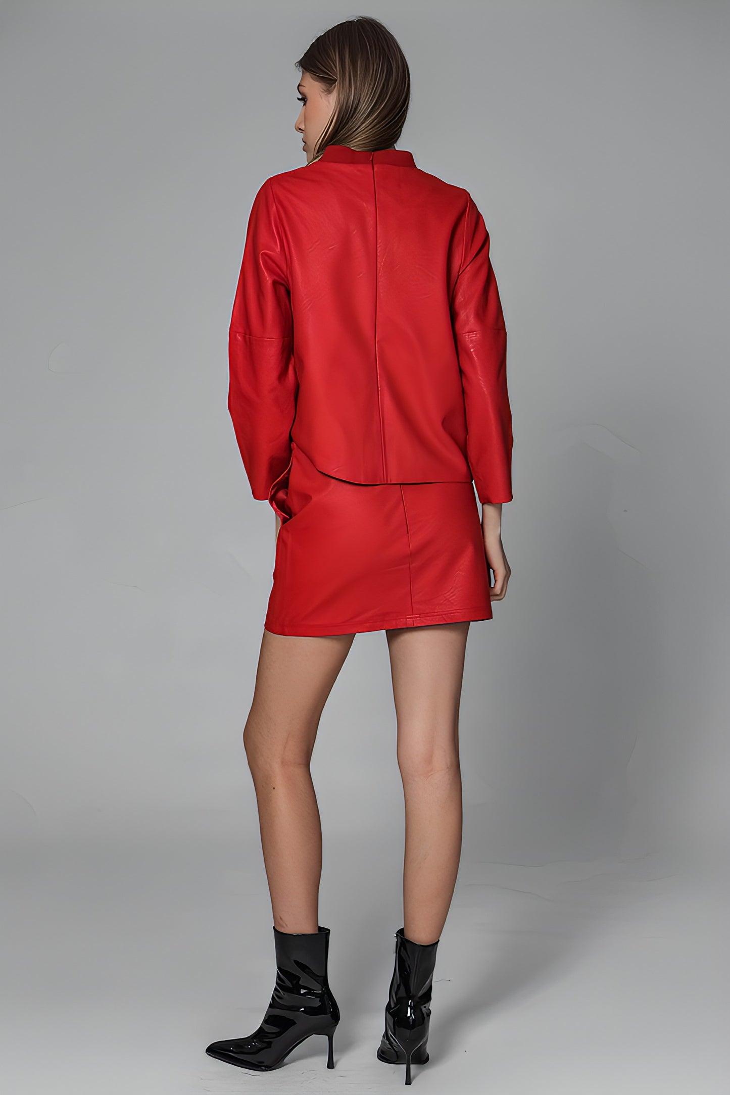 
                  
                    RED/BLACK LEATHER TOP
                  
                