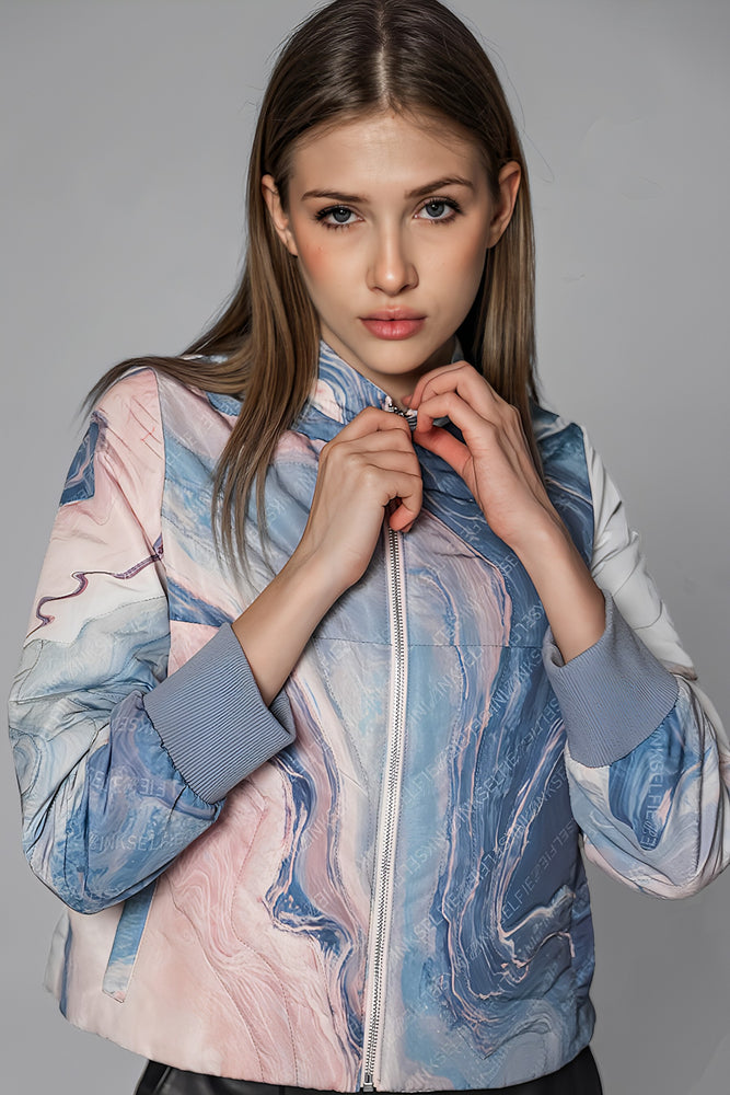 
                  
                    GRAY-PINK/GRAY-BLUE CLOUD-DYE GRADIENT DOWN JACKET
                  
                
