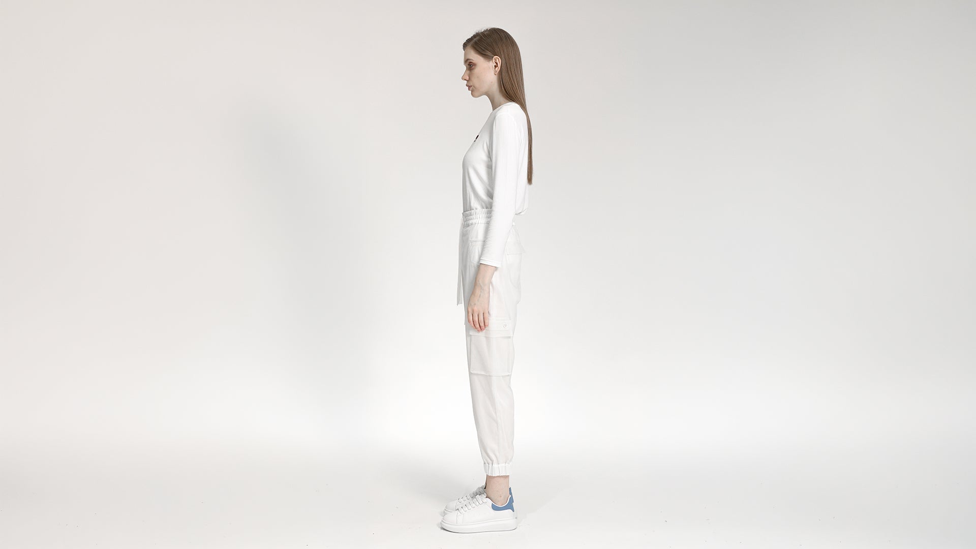 SHEER CARGO JOGGER PANTS