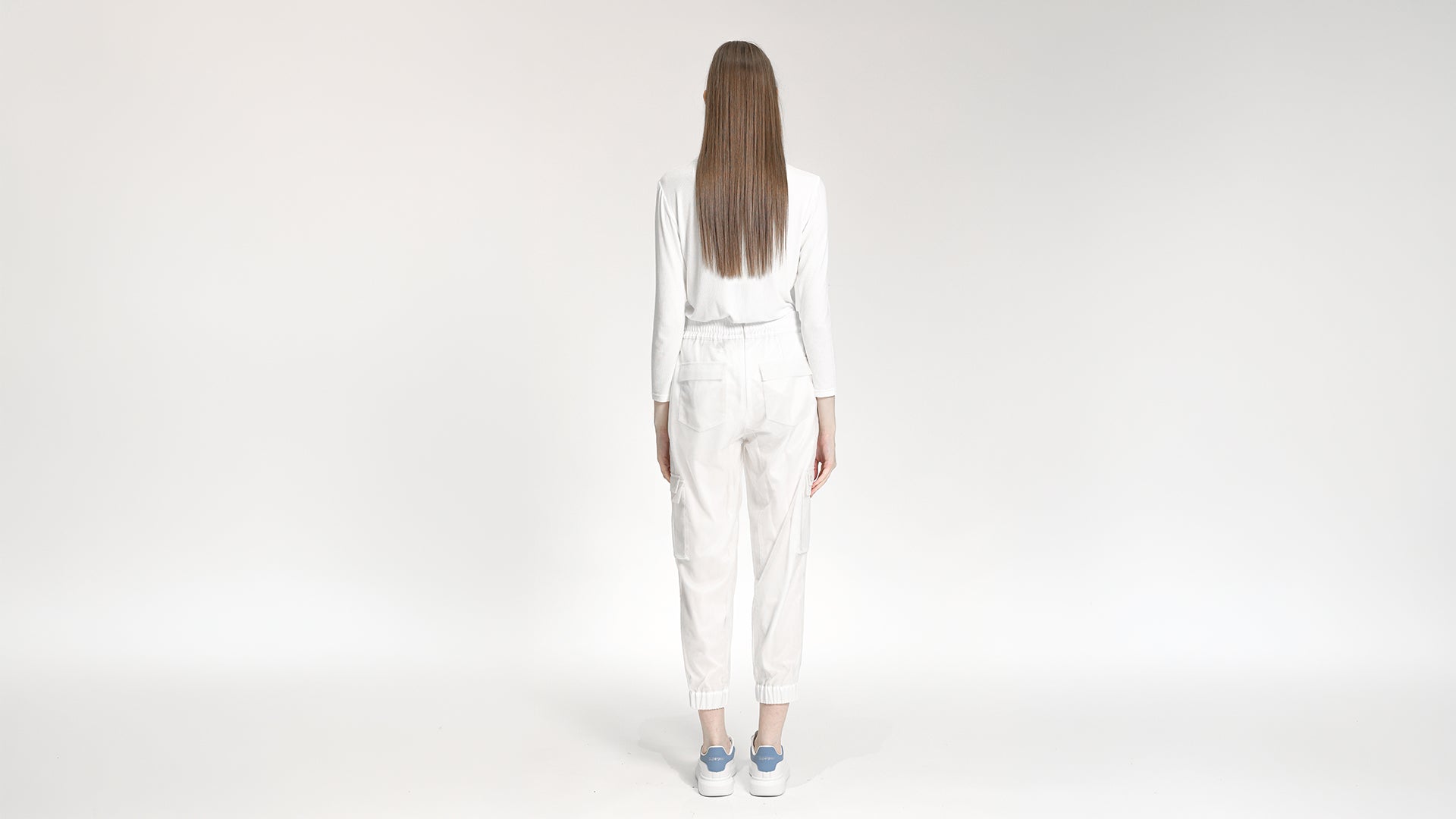 SHEER CARGO JOGGER PANTS