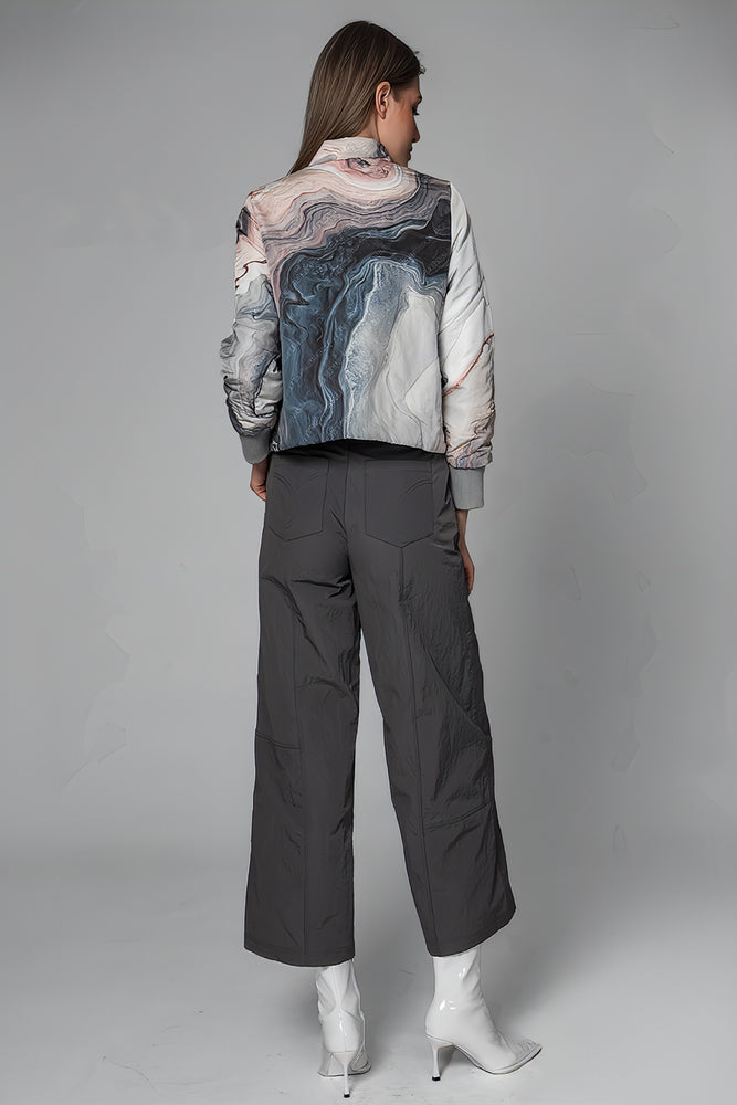
                  
                    GRAY-PINK/GRAY-BLUE CLOUD-DYE GRADIENT DOWN JACKET
                  
                