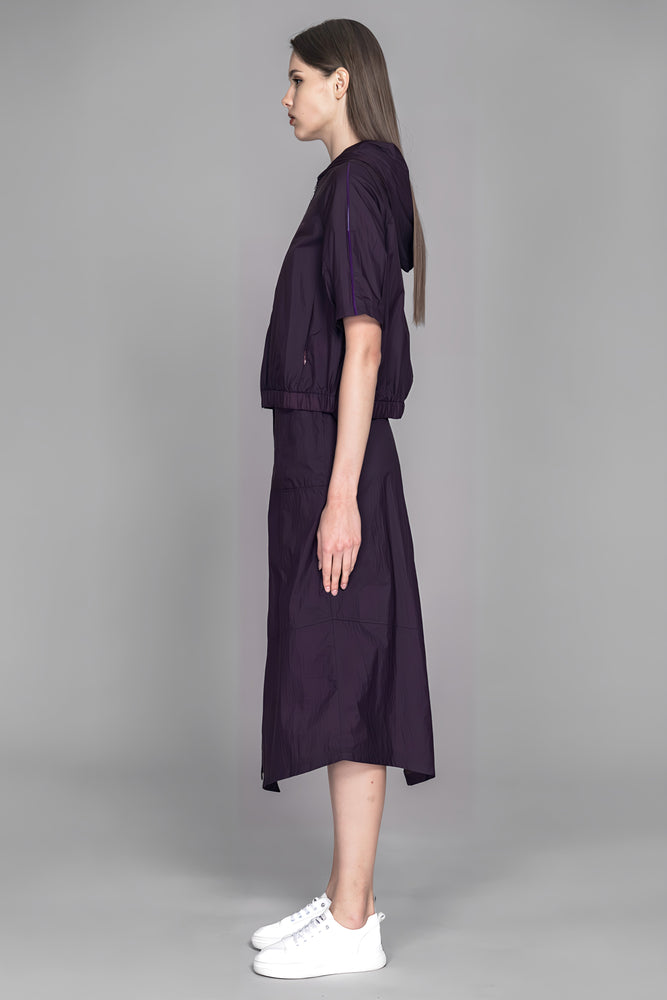 
                  
                    CASUAL THREE-QUARTER SLEEVE HOODED JACKET
                  
                