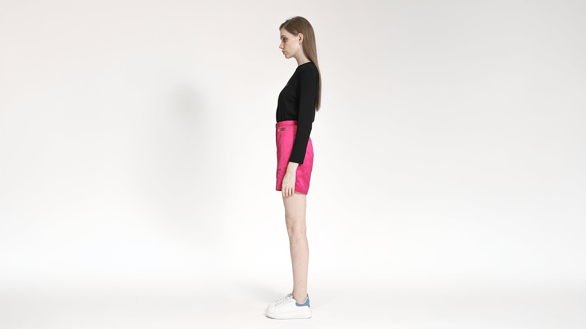 SATIN LINEN TAILORED SHORTS