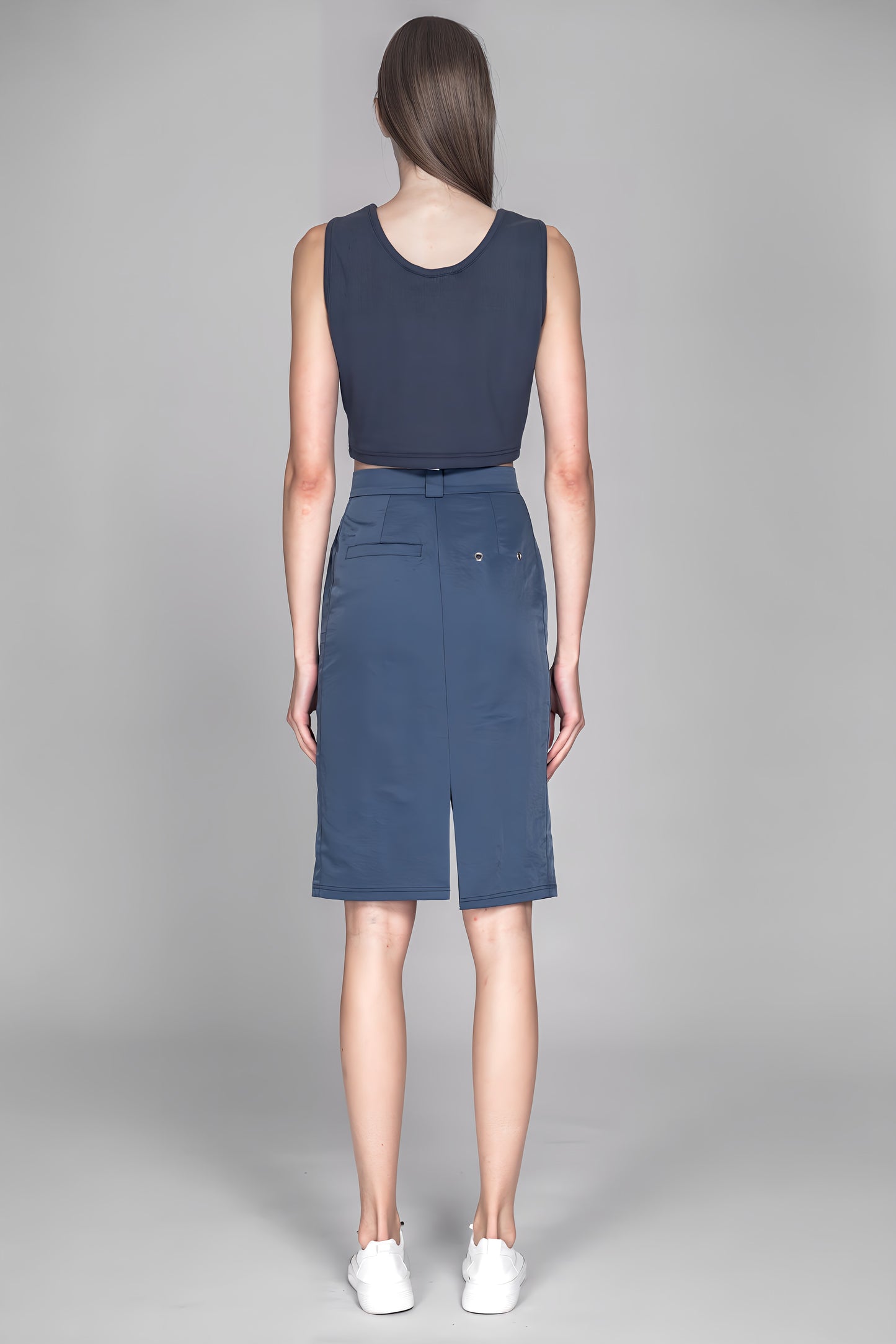 
                  
                    YELLOW/DARK BLUE CROPPED VEST
                  
                