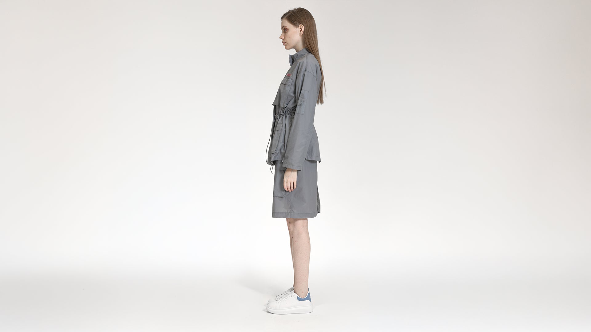UTILITY DRAWSTRING FIELD JACKET