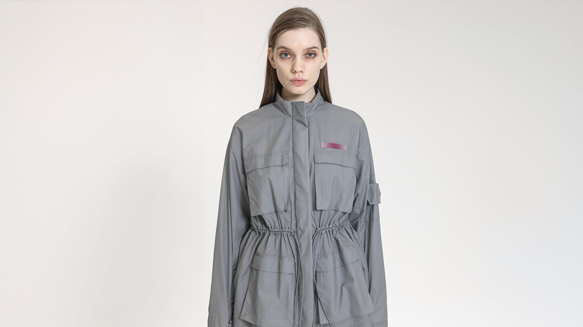 UTILITY DRAWSTRING FIELD JACKET