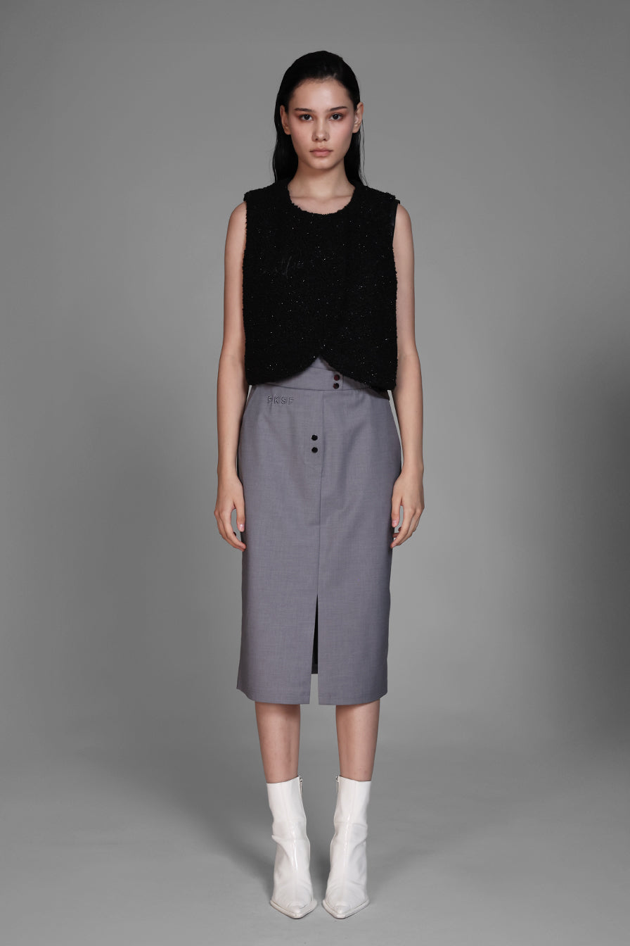 
                  
                    TEXTURED FLEECE VEST
                  
                