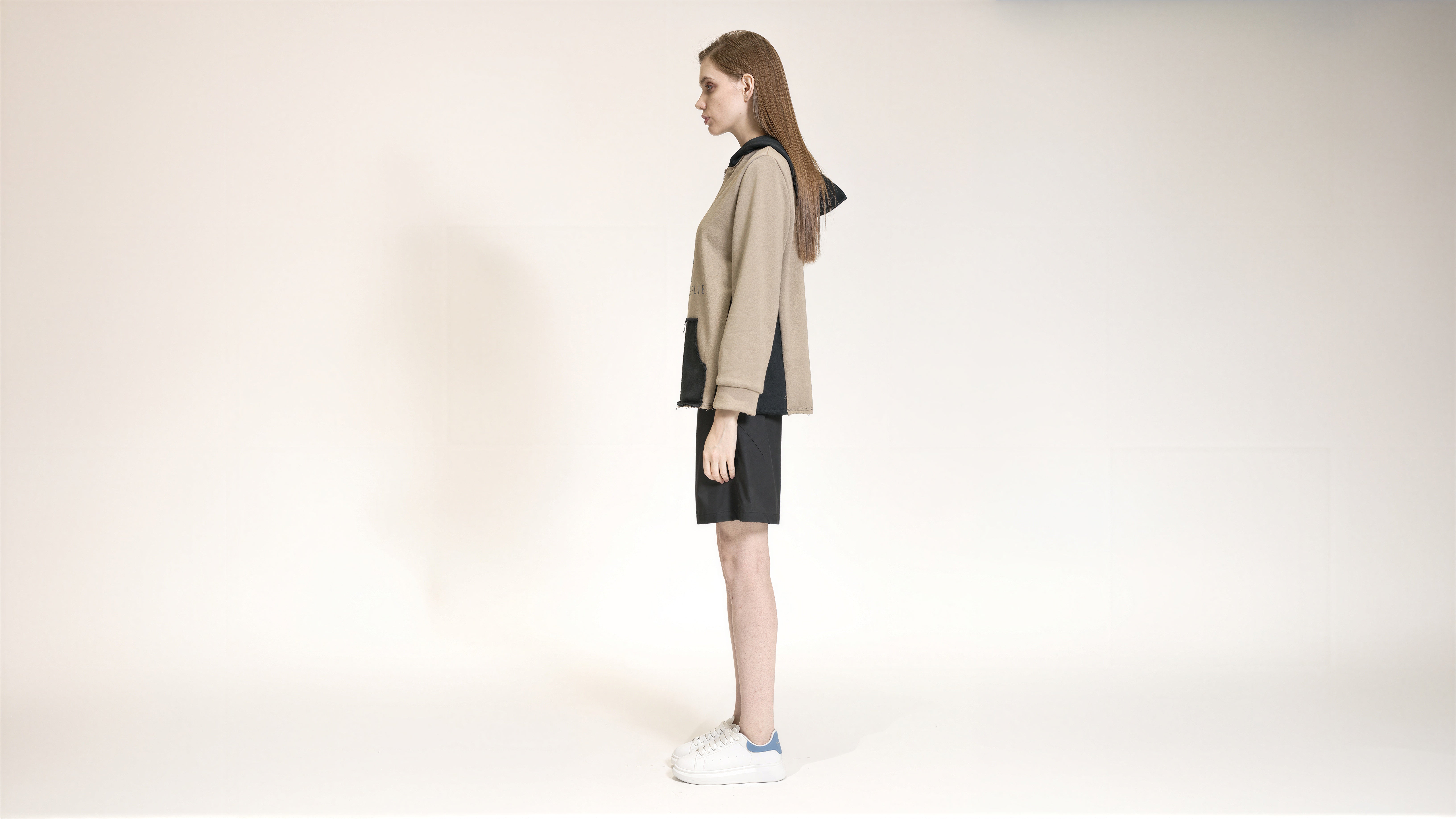 LINEN BROWN / WOOD BROWN / CREAM YELLOW OWL HOODIE