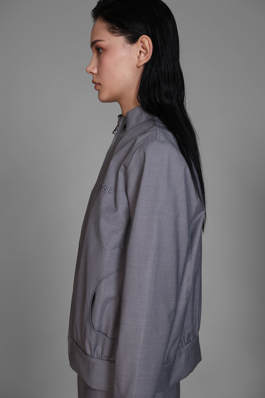 
                  
                    GREY / BLUE TAILORED TRENCH CASUAL JACKET
                  
                