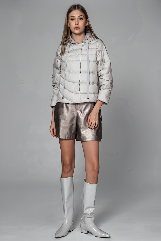 
                  
                    PEACH QUILTED CASUAL JACKET
                  
                