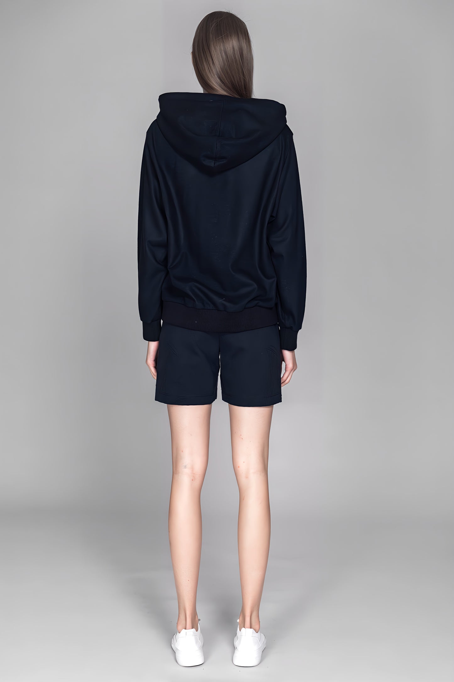 
                  
                    BLACK/GREEN WOOLEN PS PRINT LONG HOODIE
                  
                