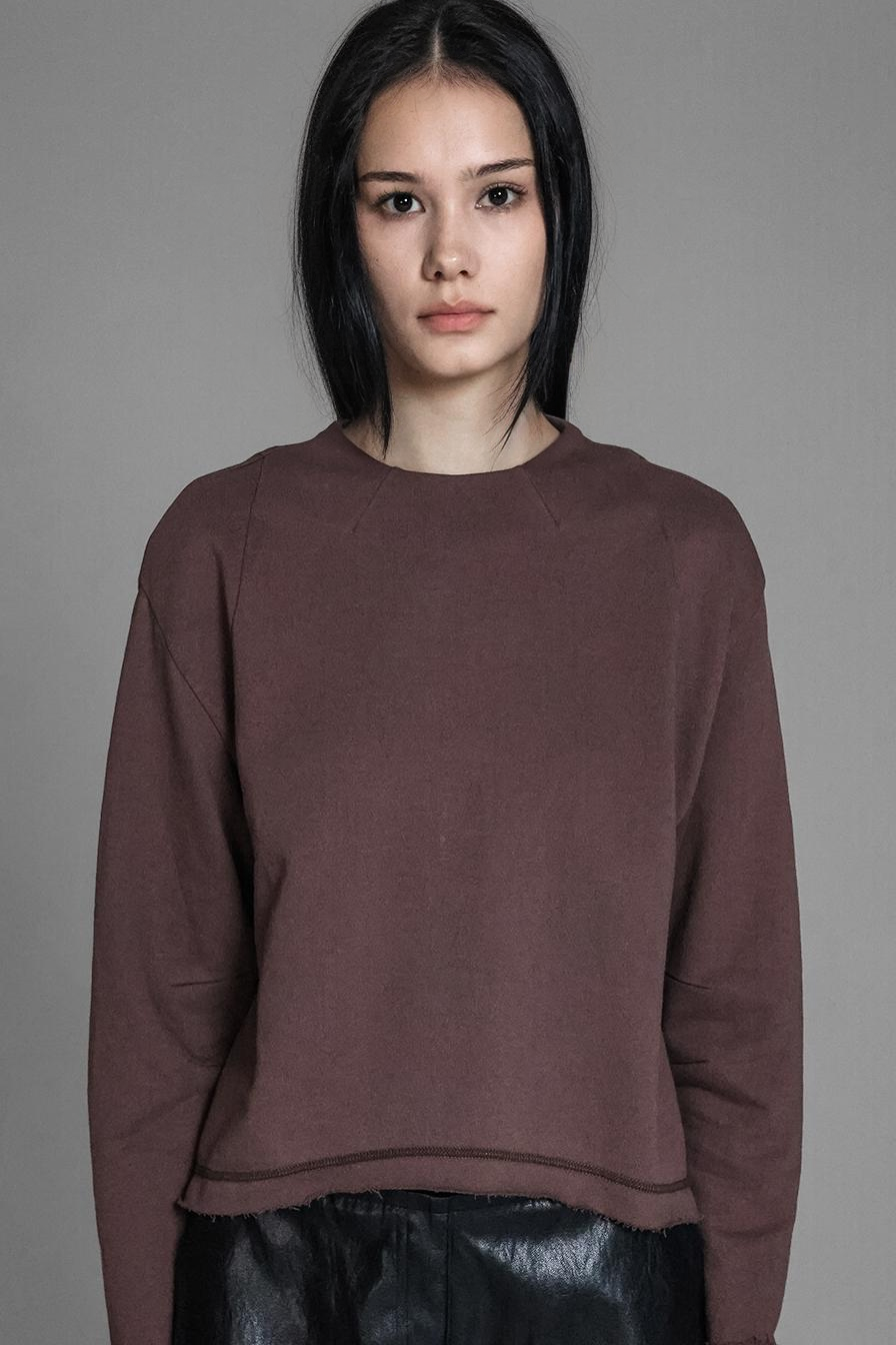 
                  
                    COFFEE/BLUE LONG-SLEEVE TOP
                  
                