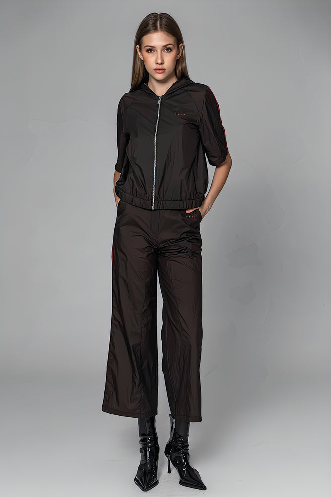 
                  
                    CASUAL THREE-QUARTER SLEEVE HOODED JACKET
                  
                