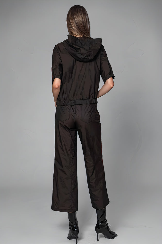 
                  
                    CASUAL THREE-QUARTER SLEEVE HOODED JACKET
                  
                