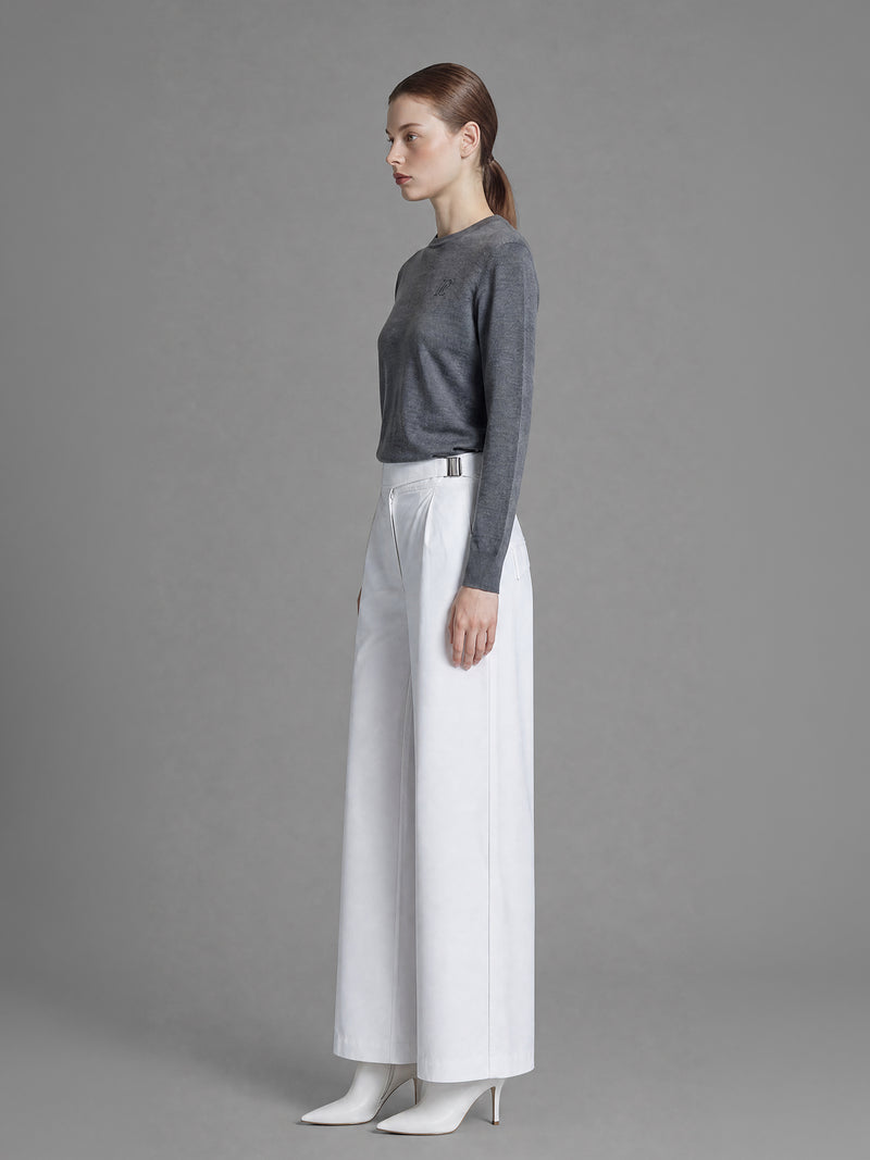 ORCHID MIST PURPLE / AQUA GREEN COCOON TAPERED PANTS