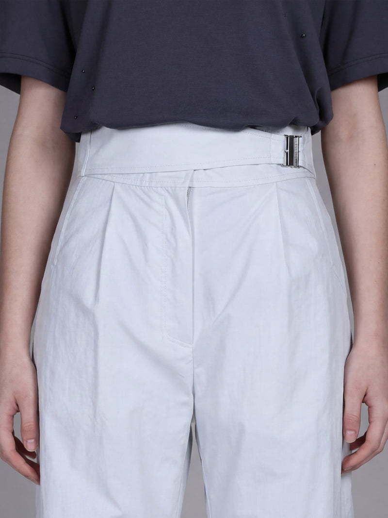 ORCHID MIST PURPLE / AQUA GREEN COCOON TAPERED PANTS