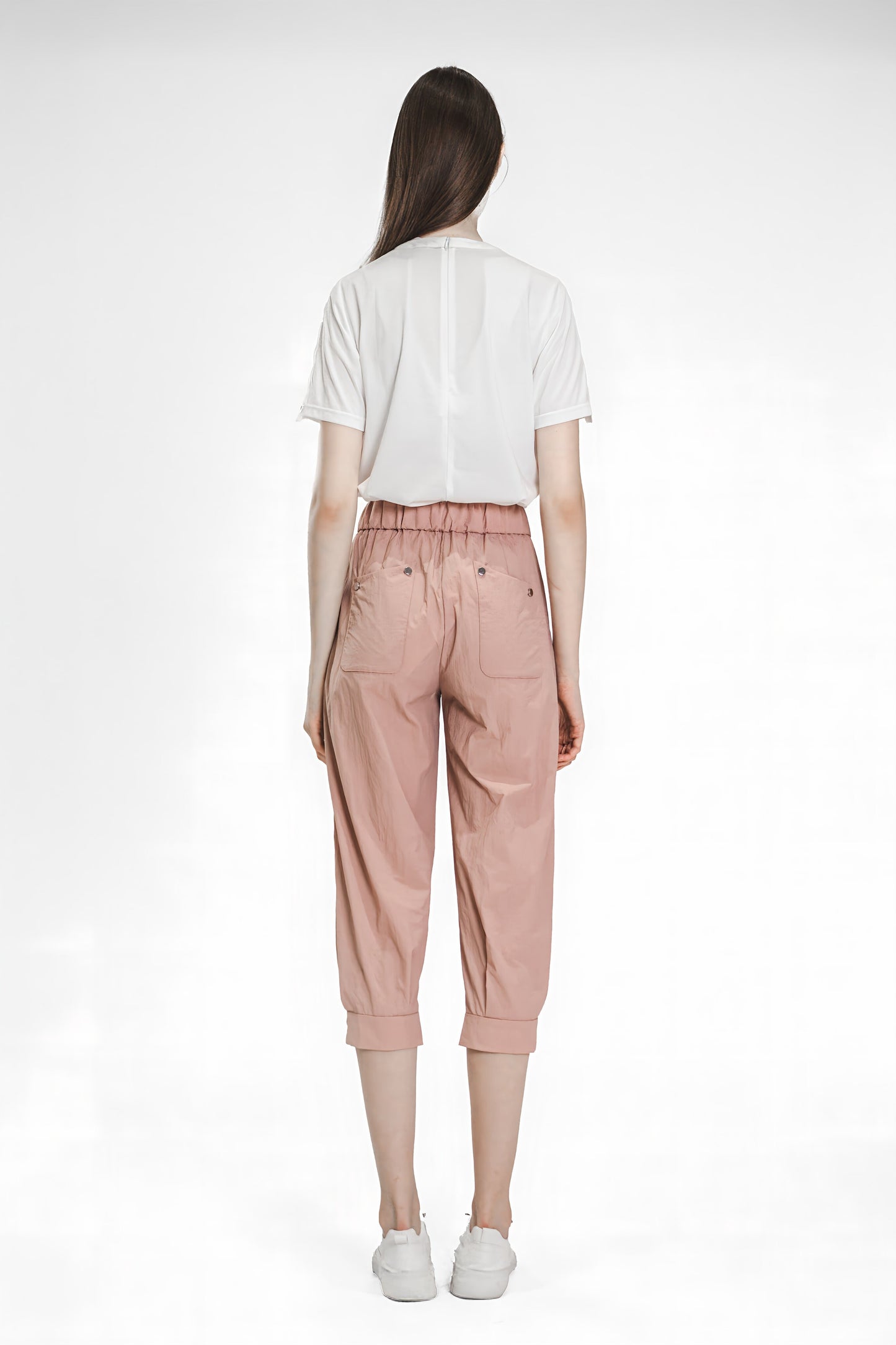 
                  
                    DESERT ROSE PINK / GLACIER GREY TRENCH COAT CROPPED PANTS
                  
                
