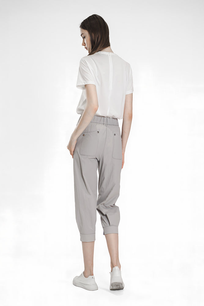 
                  
                    DESERT ROSE PINK / GLACIER GREY TRENCH COAT CROPPED PANTS
                  
                