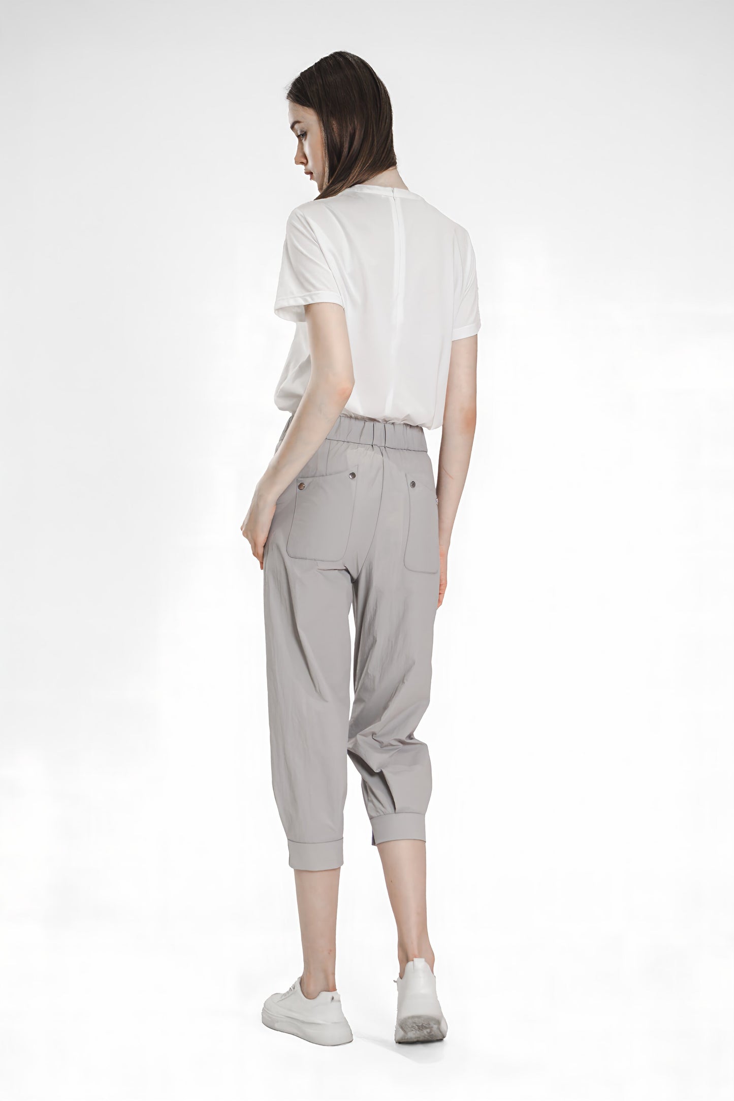 
                  
                    DESERT ROSE PINK / GLACIER GREY TRENCH COAT CROPPED PANTS
                  
                