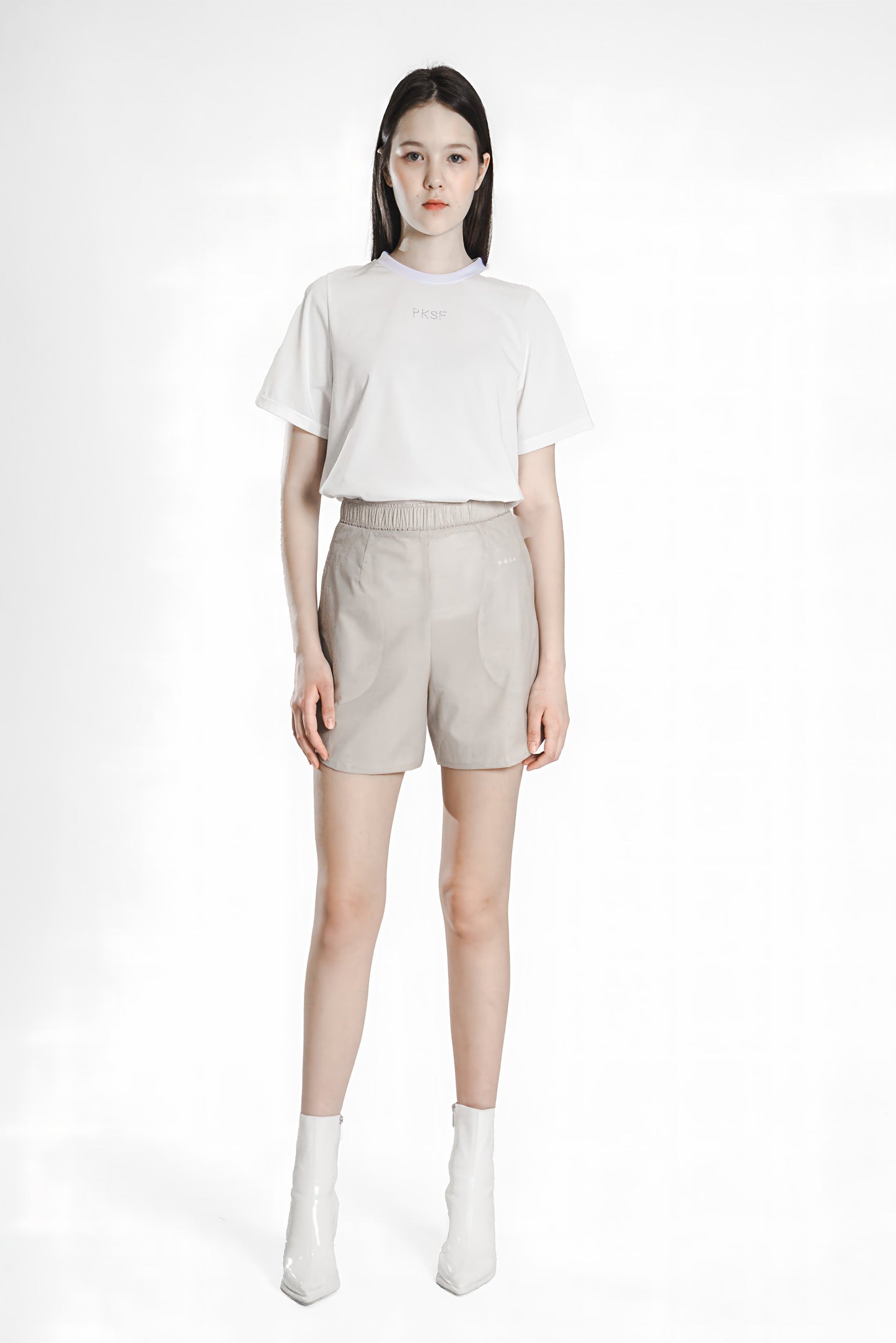 
                  
                    KHAKI/LIGHT YELLOW TRENCH COAT SHORTS
                  
                
