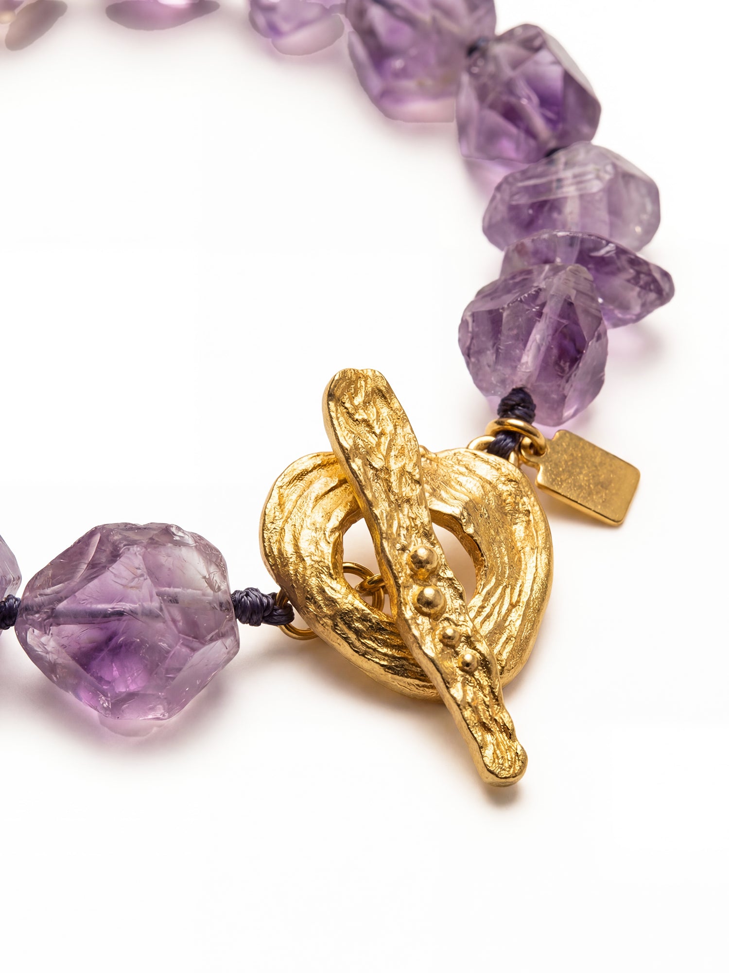 AMETHYST ROCK KRESSIDA NECKLACE – LARGE