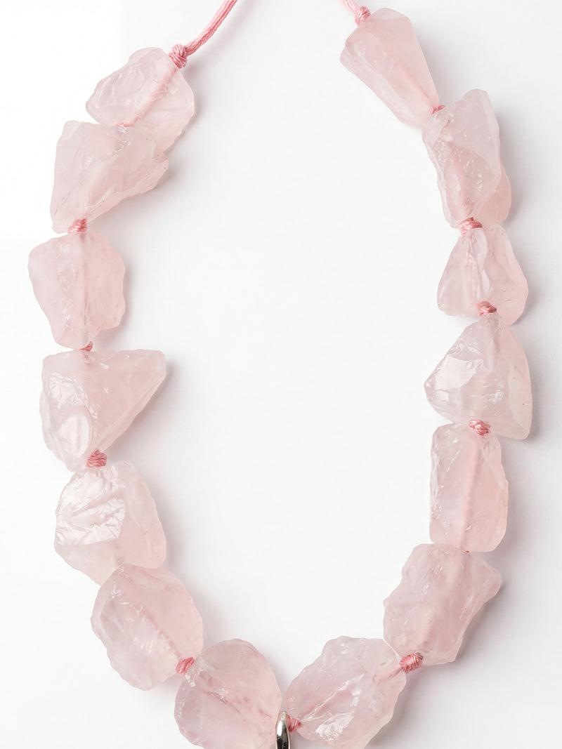 ROSE QUARTZ VENETIA NECKLACE