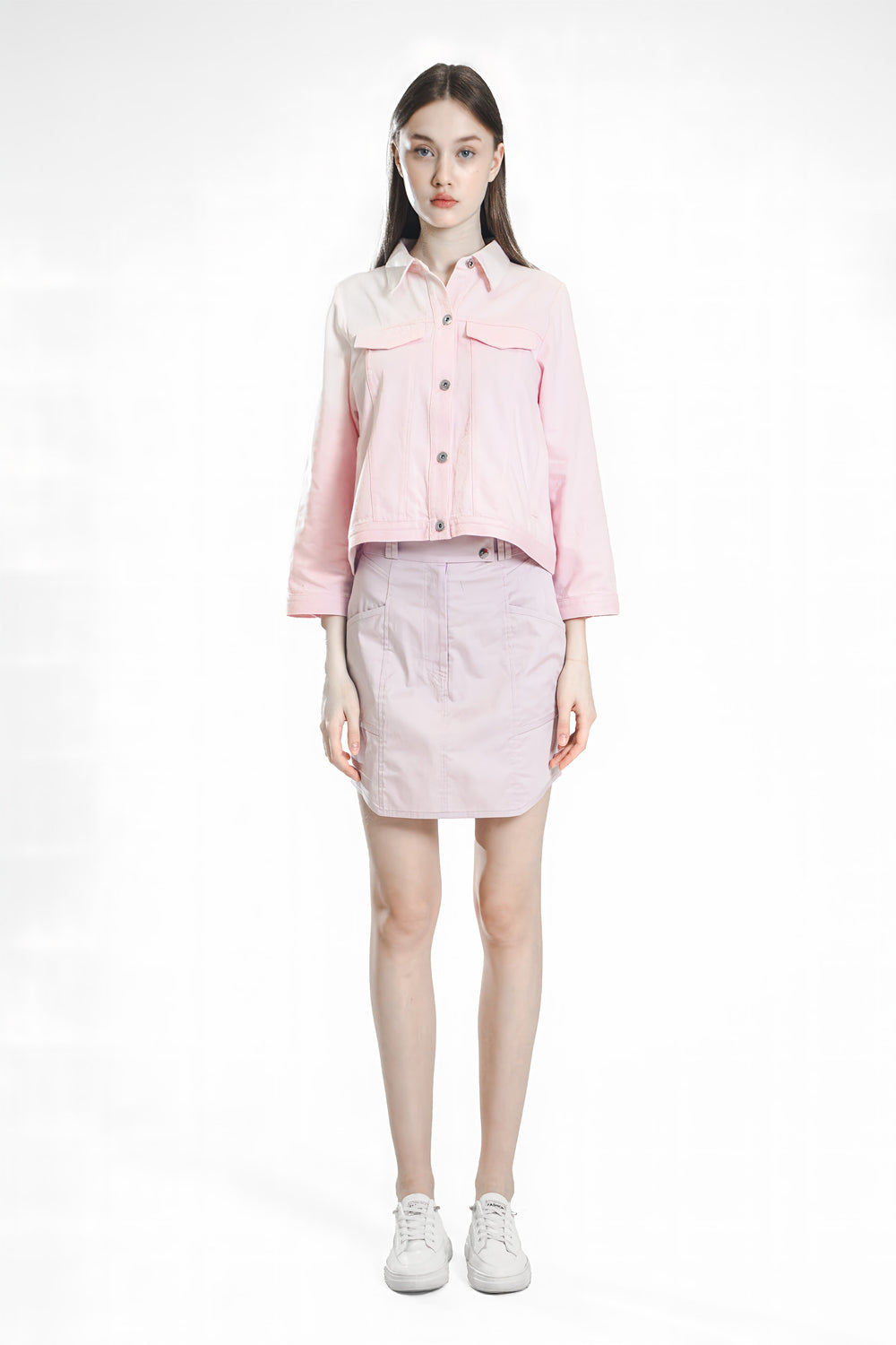 LAVENDER PURPLE RELAXED SKIRT
