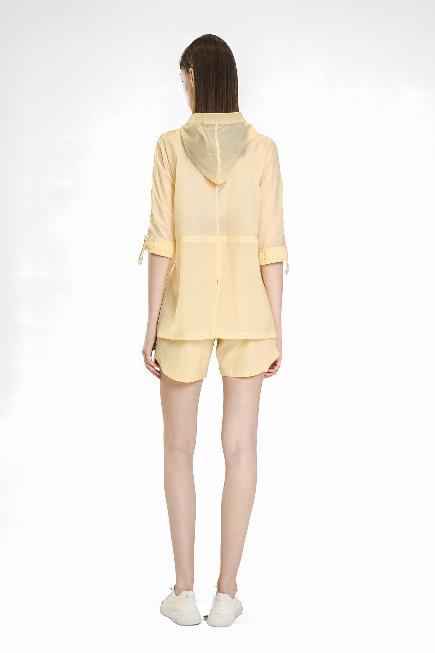 
                  
                    KHAKI/LIGHT YELLOW TRENCH COAT SHORTS
                  
                