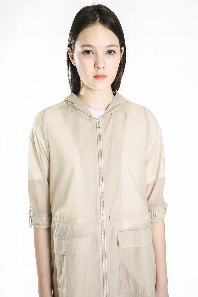 
                  
                    LIGHT YELLOW/KHAKI HOODED TRENCH COAT LONG JACKET
                  
                