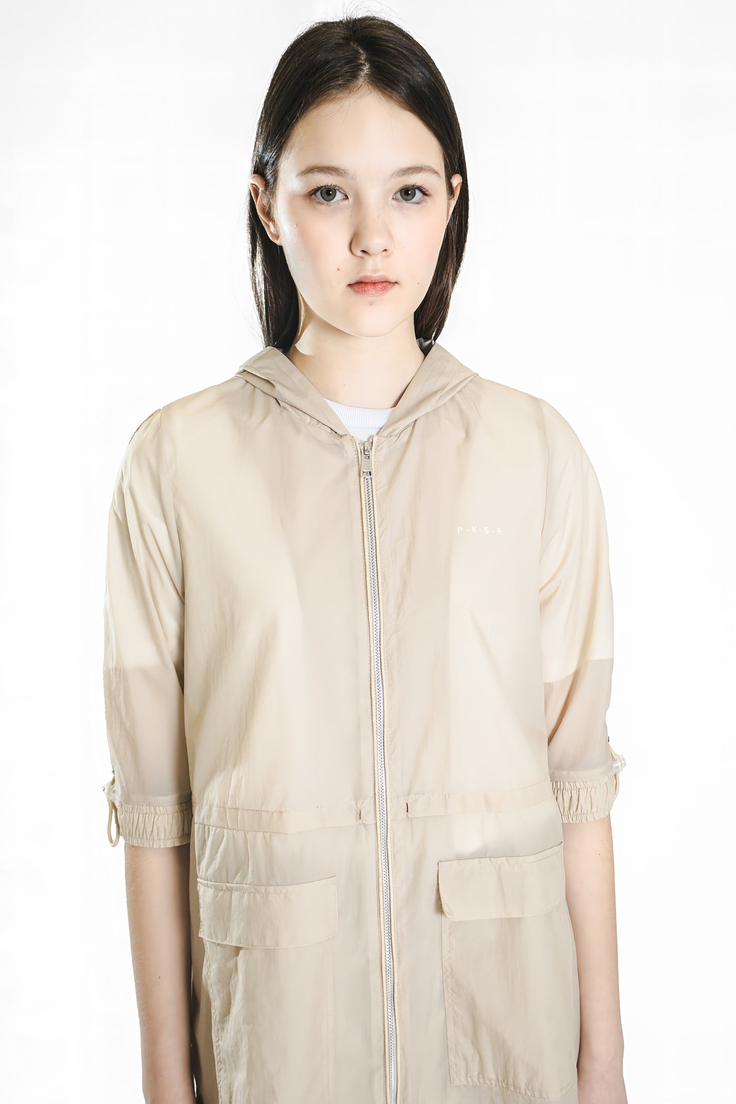 
                  
                    LIGHT YELLOW/KHAKI HOODED TRENCH COAT LONG JACKET
                  
                