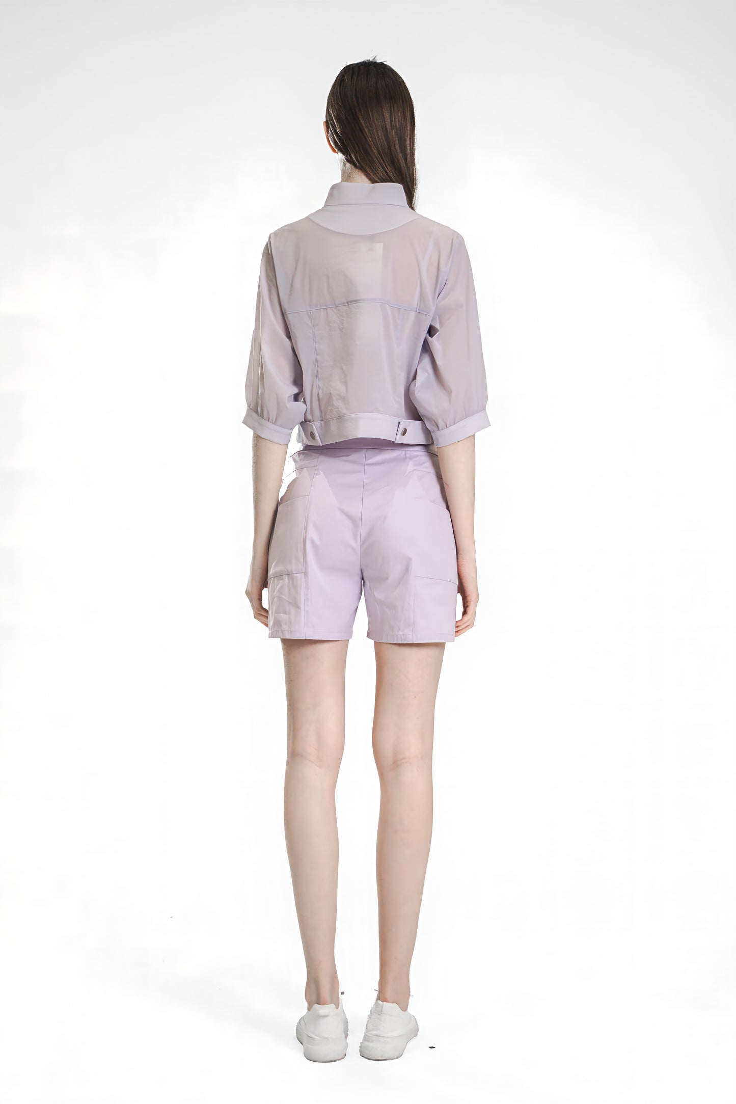 
                  
                    PINK / ORCHID ICE PURPLE CROPPED WIDE-LEG PANTS
                  
                