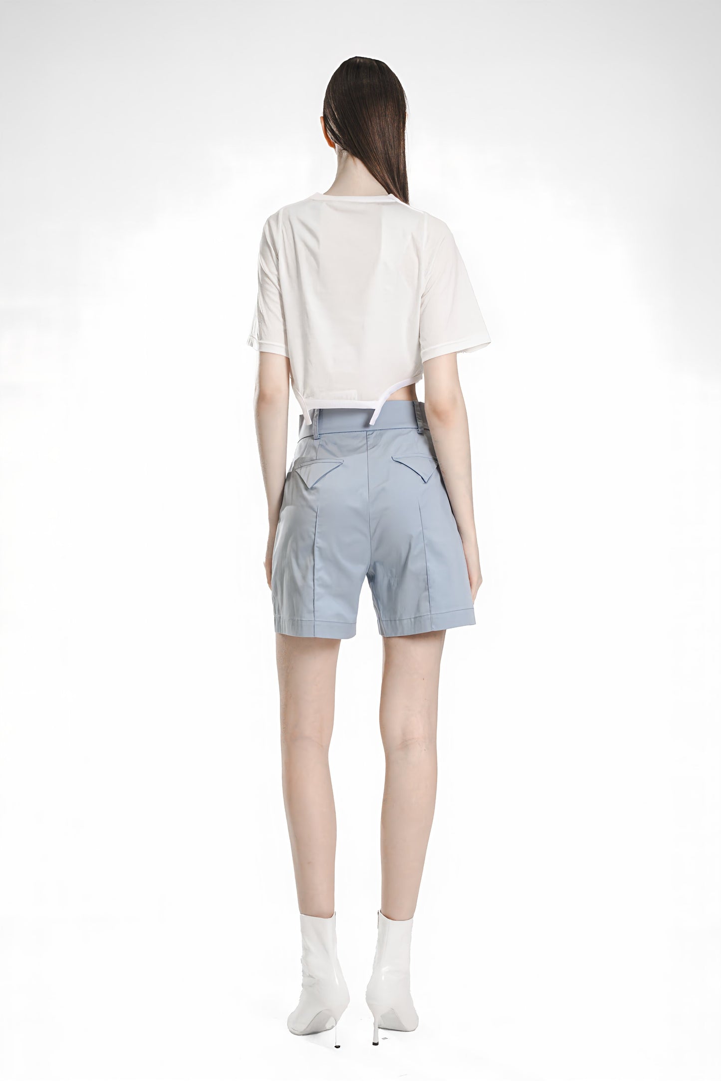 
                  
                    MIST BLUE / ORCHID ICE PURPLE HIGH-WAIST SHORTS
                  
                