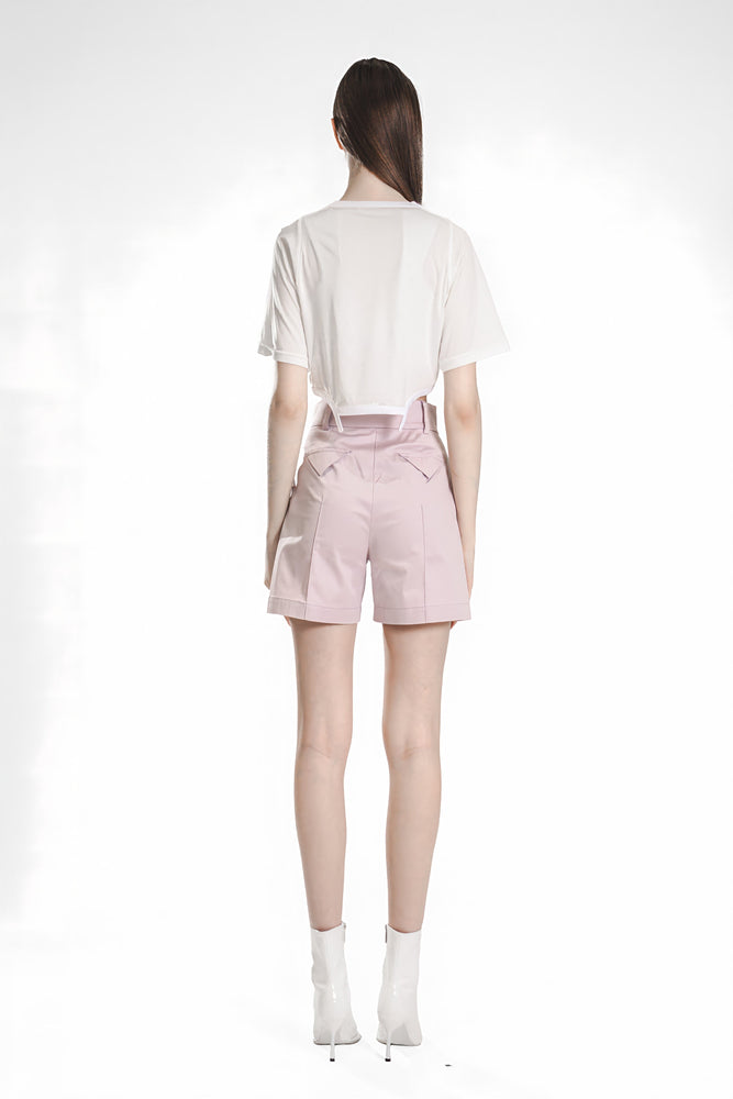 
                  
                    MIST BLUE / ORCHID ICE PURPLE HIGH-WAIST SHORTS
                  
                