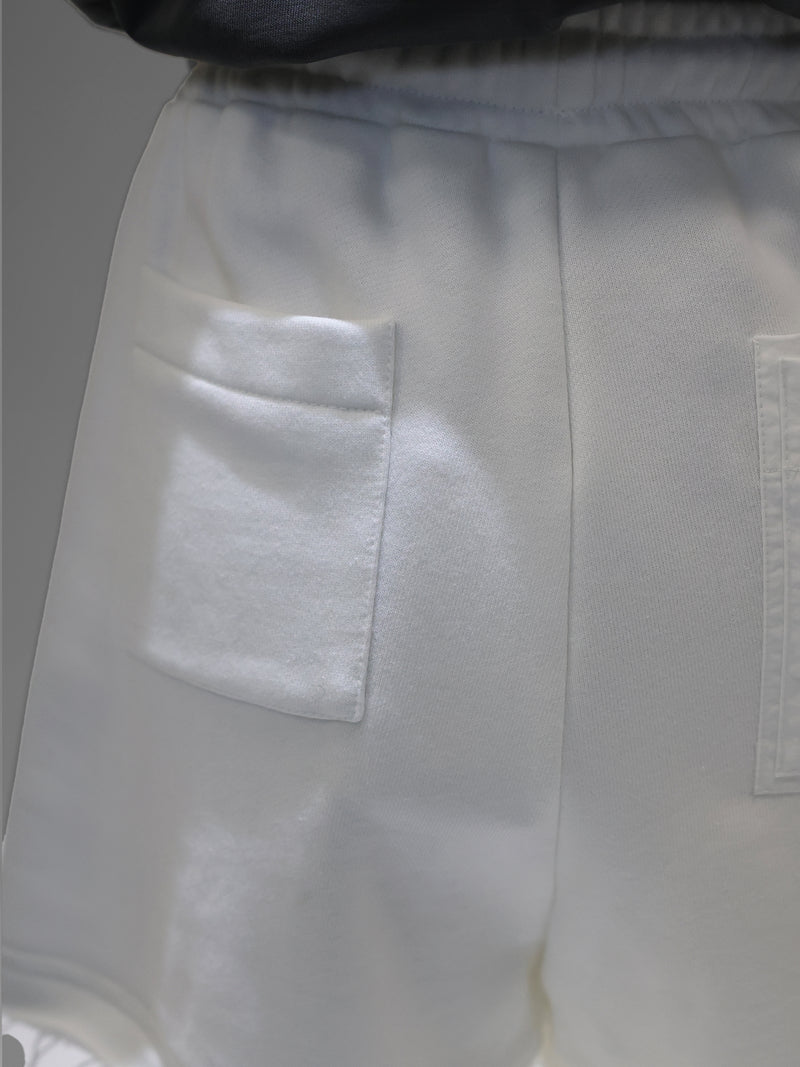STARRY WHITE / MIDNIGHT BLUE / CLOUD BLUE RELAXED-FIT SHORTS