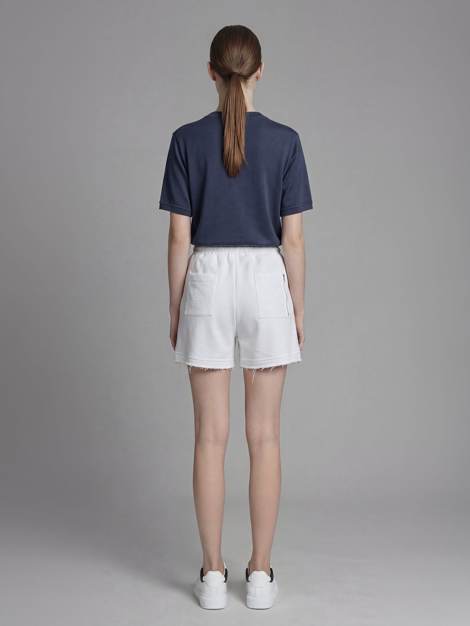STARRY WHITE / MIDNIGHT BLUE / CLOUD BLUE RELAXED-FIT SHORTS