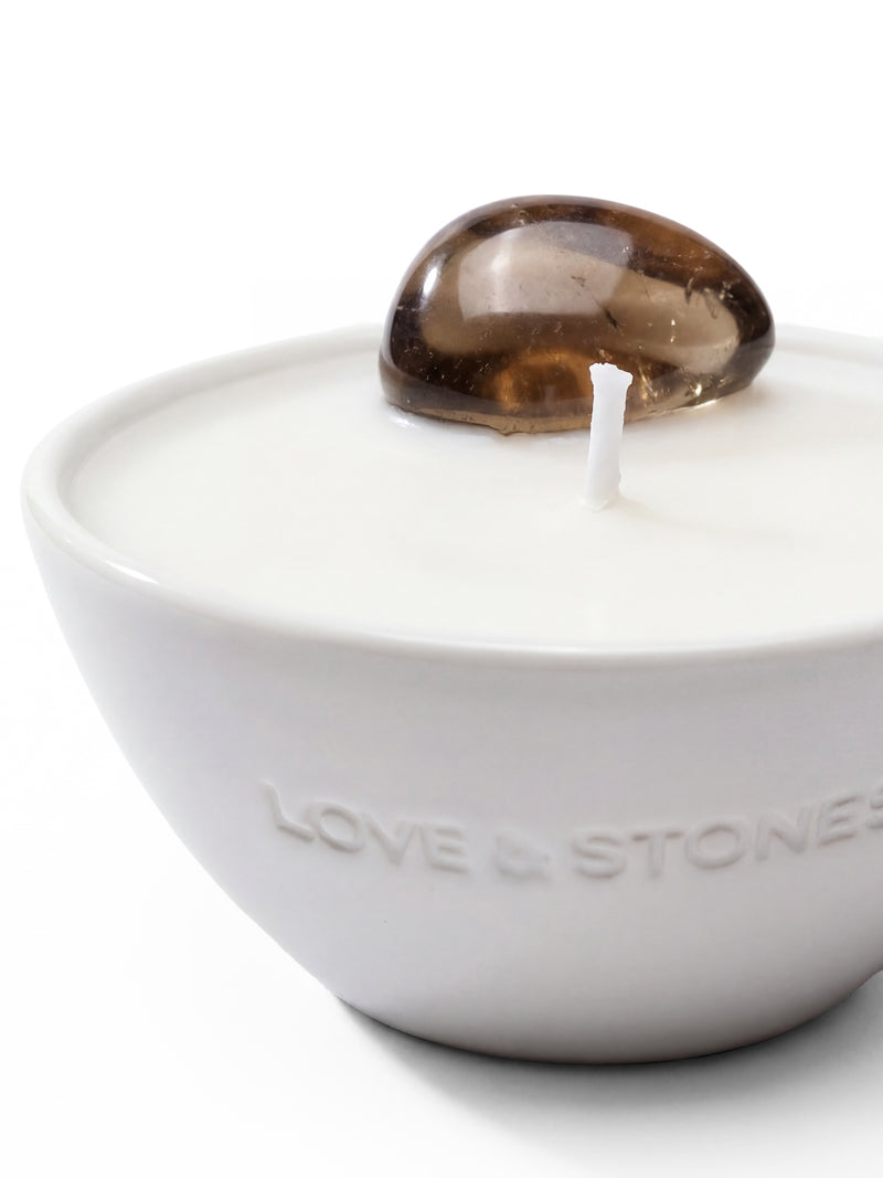 SMOKY QUARTZ CANDLE