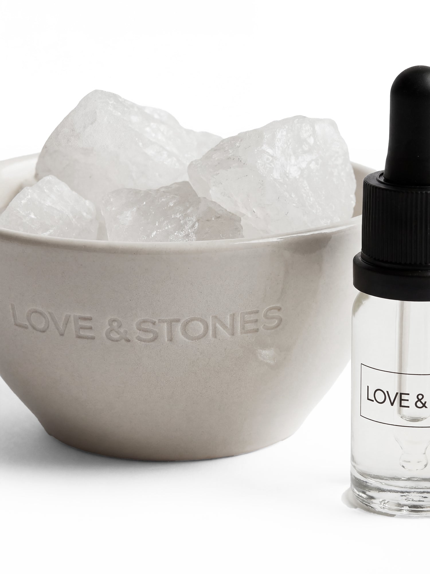 CLEAR QUARTZ DIFFUSER STONE