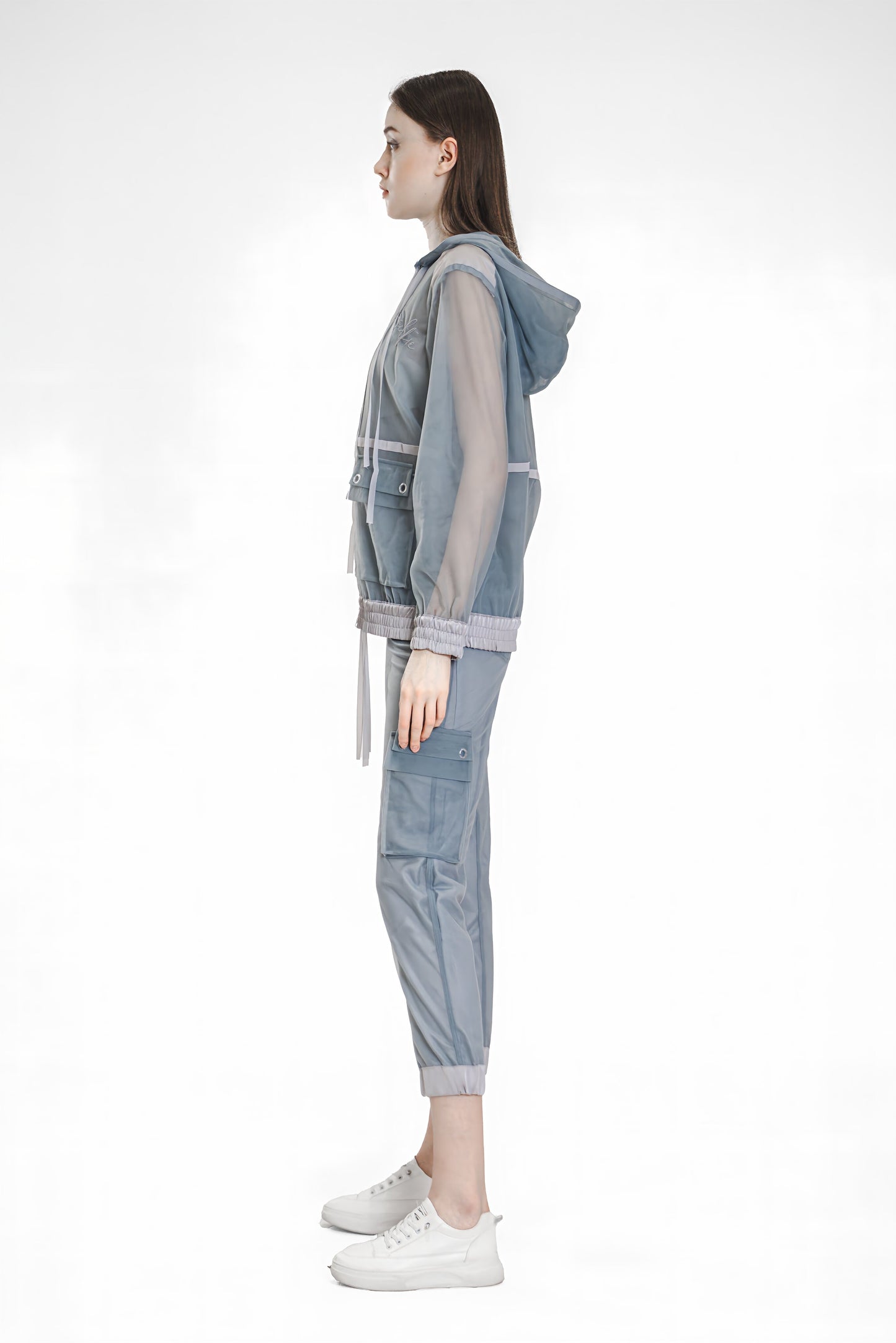 
                  
                    PINK/BLUE MESH PANEL HOODIE SWEATSHIRT
                  
                